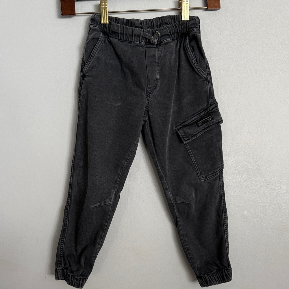 Zara Men's Charcoal Cargo Pants
